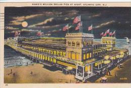 New Jersey Atlantic City Hamids Million Dollar Pier At Night - Atlantic City