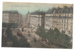 Paris 3ème Arr (75): Vue Sur Le Tramway Dans La Rue Turbigo à L'angle De La Rue Réaumur En 1910 (animé). - Arrondissement: 03