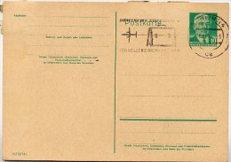 LUFTHANSA Berlin 1960 Auf DDR Postkarte P68 - Machines à Affranchir (EMA)