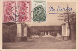 Kandi Dahomey 1953 Sur Carte - Storia Postale