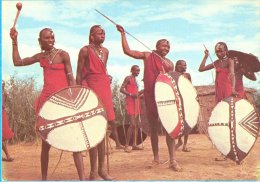 Kenya. Masai Warriors. - Zonder Classificatie