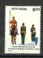 INDIA, 1994, Remount Veterinary Corps, 215 Years,   MNH, (**) - Neufs
