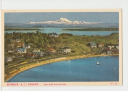 Mount Baker From Shoal Bay Victoria  Canada Old PC - Victoria