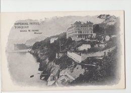 Torquay Devon England   Imperial Hotel United Kingdom Old PC - Torquay