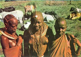 Kenya. Maasai  Women And Girls. - Ohne Zuordnung