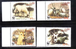 Jordan 2005 Worldwide Fund For Nature Arabian Oryx WWF MNH - Jordanie