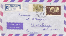 Tel Aviv Yafo 1961 Registered  - Lettre Brief Cover - Briefe U. Dokumente