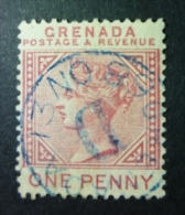 GRENADA 1883: YT 14 / Sc 21, O - FREE SHIPPING ABOVE 10 EURO - Grenade (...-1974)