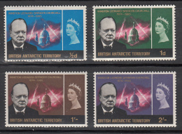 British Antartic Terr.  Scott No 16-19 Unused  Hinged   Year  1966 - Sonstige & Ohne Zuordnung