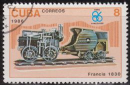 Cuba 1986 Scott 2866 Sello * Tren Locomotora Locomotives Seguin's Francia 1830 Expo Vancouver Michel 3020 Yvert 2697 - Unused Stamps