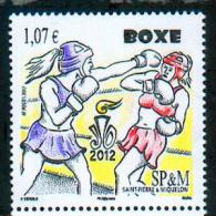 Saint Pierre & Miquelon 2012 - Boxe / Boxing - MNH - Rugby