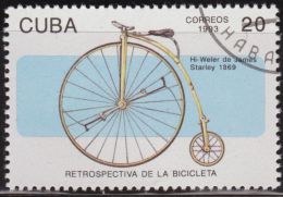 Cuba 1993 Scott 3496 Sello * Bicicleta Diseñada Por James Starley Hi - Wele 1869 Michel 3673 Yvert 3298 Stamps Timbre - Neufs