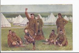 CPA MILITARIA : En Guerre - Entre Deux Assauts ( Soldats écossais, Kilt , Alliés ) - Guerra 1914-18