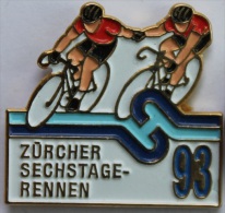 ZÜRCHER SECHSTAGE RENNEN 93-LES SIX JOURS DE ZÜRICH-MAILLOTS ROUGES - CYCLISME - CYCLISTE - SUISSE - SCHWEIZ -   (VELO) - Cycling