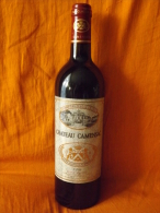BOUTEILLE - BORDEAUX - GRAND CRU CLASSE - HAUT MEDOC - CHÂTEAU CAMENSAC - 1998 - Wein