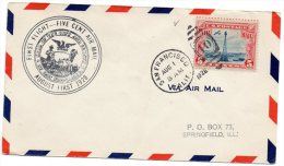 Frist Flight 5 Cents San Francisco Cal 1928 Air Mail Cover - 1c. 1918-1940 Lettres