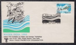 India  Water And Sewage Technology  WATER INDIA  Exhibition  Special Cover  # 47770  Inde  Indien - Brieven En Documenten