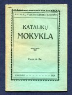 1929 Lithuania Lietuva /Kataliku Mokykla (Catholic School) - Oude Boeken