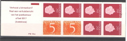 Nederland 1971 Queen Juliana Stamp Booklet MNH With Phosphor - Booklets & Coils