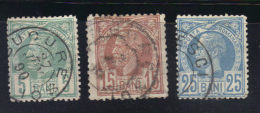 N° 59 - 60 - 61 (1885-1888) - Oblitérés