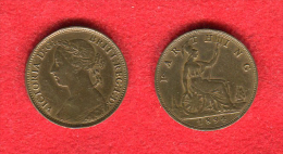 GRANDE BRETAGNE - GREAT BRITAIN - UNITED KINGDOM - VICTORIA - FARTHING 1894 - HIGH GRADE - Andere & Zonder Classificatie