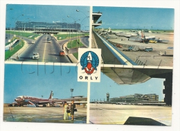 Orly (94 ) : 4 Vues Dont Avion Caravelle D'Air India En 1969 (animé) . - Orly