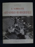 NORMANDIE  L'ABBAYE SAINT-GEORGES DE BOSCHERVILLE J. DAOUST 1954 - Normandie