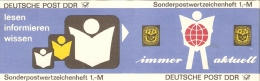 Germany (DDR) 1986  Michel SMHD 27 A 2   (**) MNH - Libretti