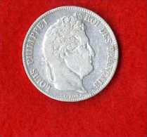 FRANCE Louis PHILIPPE ROI DES FRANCAIS  1834    5 Francs  ARGENT - 5 Francs