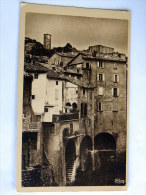 Carte Postale Ancienne : LARGENTIERE : Vieux Quartier - Largentiere