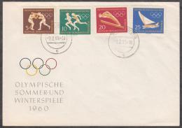 Germany DDR 1960 Sport Olympic Games - Cartas & Documentos