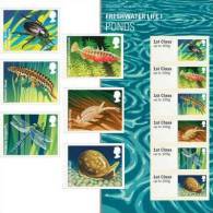 GB 2013 - Post & Go Freshwater Life 1: Ponds Stamp Set - Unused Stamps