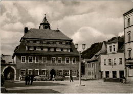 AK Bad Schandau, Markt, Ferienheim Ernst Thälmann, Gel, 1962 - Bad Schandau