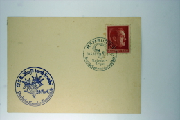 Deutsche Reich Postkarte Kraft Durch Freude, Kolonial-Schau  Hamburg 1940, Mi 664 - Lettres & Documents