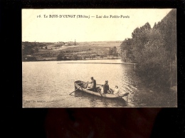 LE BOIS D'OINGT Rhône : Le Lac Des Petits Ponts  ( Barque Enfant ) - Le Bois D'Oingt