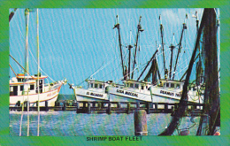 Texas Gulf Coast Typical Shrimp Boat Fleet - Autres & Non Classés