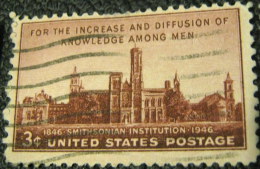 United States 1946 Centennial Of The Smithsonian Institution 3c - Used - Oblitérés