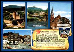 ÄLTERE POSTKARTE BIEDENKOPF LAHN WAPPEN & GESCHICHTE CHRONIK Chronikkarte Chronique Chronicle Storycard Cpa Postcard AK - Biedenkopf