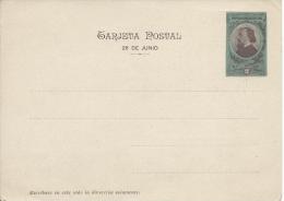Early Post Card Mint Unused Shows Date 26 De Junio Reverse Has Picture Estatua Del General San Martin - Enteros Postales