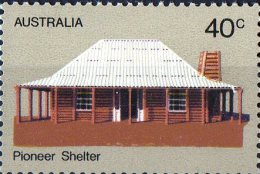 Australia 1972 Pioneer Life  40c Shelter MNH - Nuovi