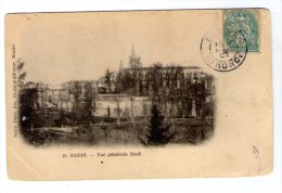 Cp , 33 , BAZAS , Vue Générale Sud , Voyagée 1905 , Dos Simple - Bazas