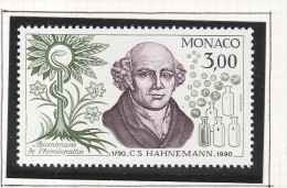 Monaco (C) 1990 Y&T N°1739 *** - 3f S Hahnemann - Unused Stamps