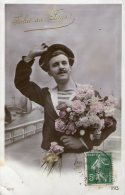 -Jeune Marin ,Fleurs - 1908 - (IRIS 1072) - - Hommes