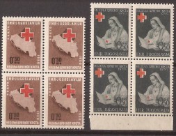 1950  X    JUGOSLAVIJA CROCE ROSSA MEDICINA NURSE INFERMIERE GEOGRAFIA   MNH - Liefdadigheid