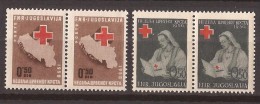 1950  X    JUGOSLAVIJA CROCE ROSSA MEDICINA NURSE INFERMIERE GEOGRAFIA   MNH - Beneficiencia (Sellos De)