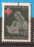 1950  X    JUGOSLAVIJA CROCE ROSSA MEDICINA NURSE INFERMIERE   Used - Charity Issues