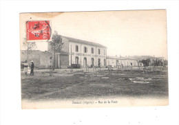 BOSSUET - Algerie - Rue De La Poste - 1909 FM - Café Comestibles Boulangerie Boucherie - Animation - Profesiones