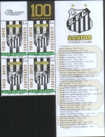 San Marino 2012 100 Anniv. Della Squadra Di Calcio Del Santos  1v Complete Set In Quartina  ** MNH - Unused Stamps