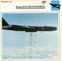 Fiche Aviation Bombardier Lourd Boeing B-52 STRATOFORTRESS - Aviones