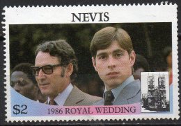 NEVIS 1986 Royal Wedding -  $2 - Prince Andrew At The Races MNH - St.Kitts En Nevis ( 1983-...)